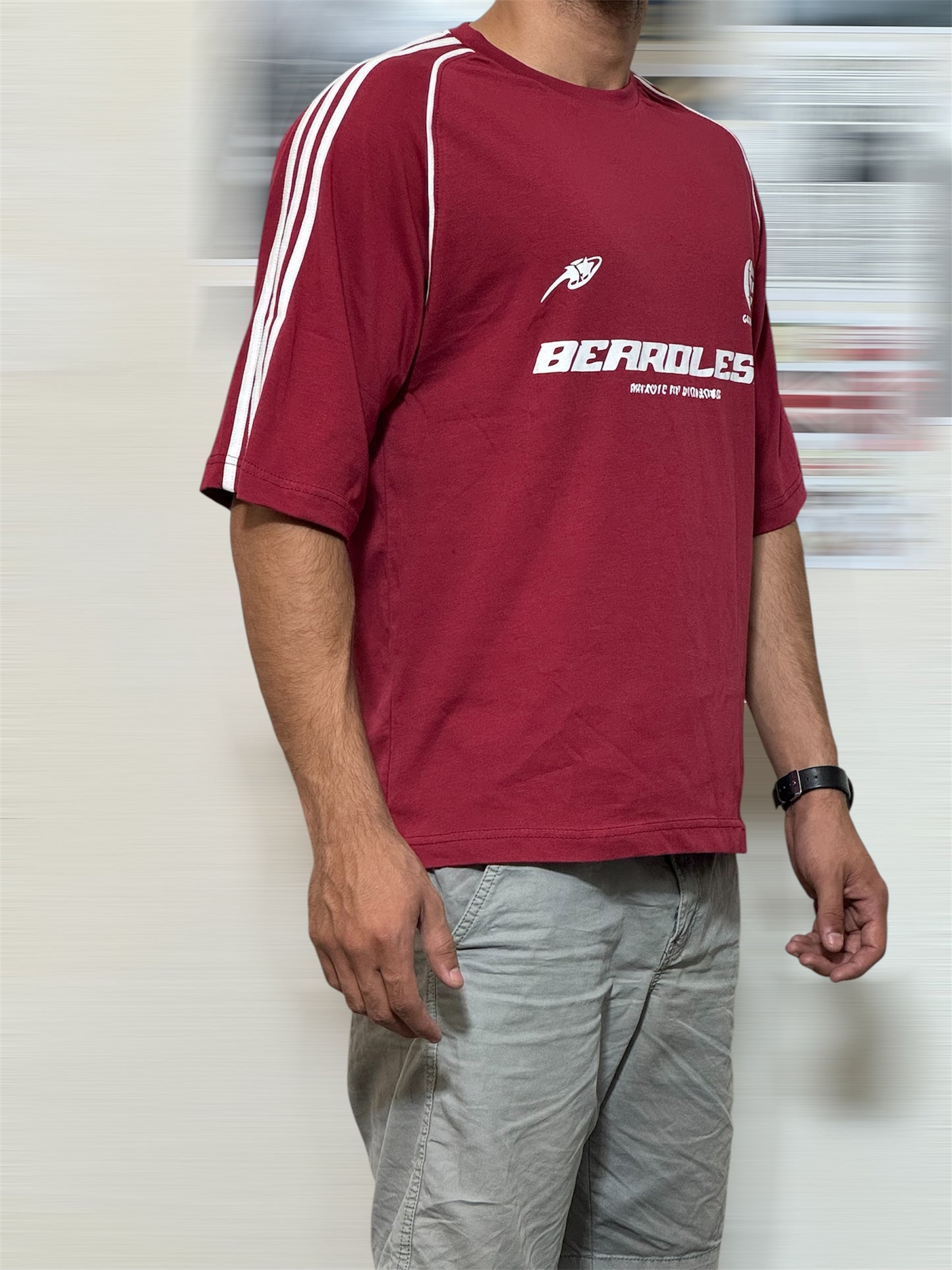 Drop Tee - Mehroon