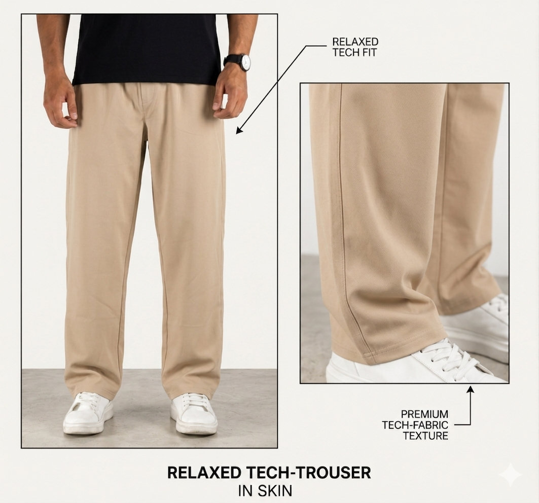 Pack Of Two Trousers - Beige & Black