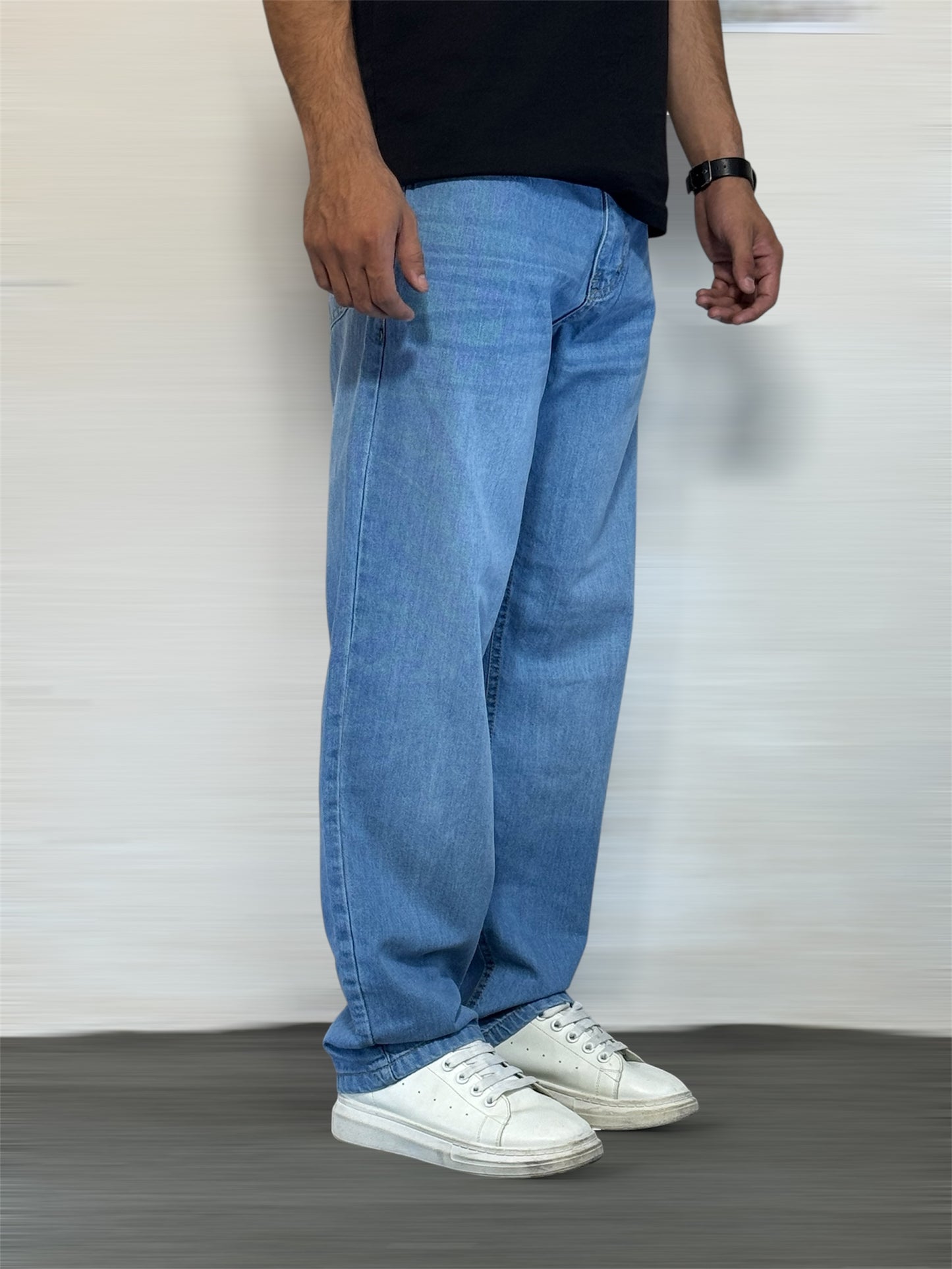 Streetwear Jeans - Mid Blue