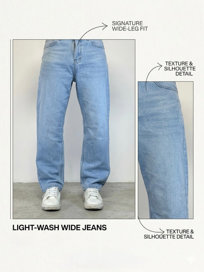 Streetwear Jeans - Ice Blue